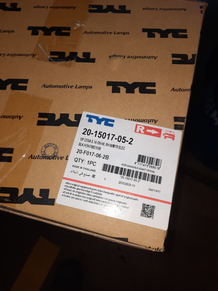 Set - Hauptscheinwerfer TYC 20-15017-05-2, Rechts 20-15018-05-2, Links