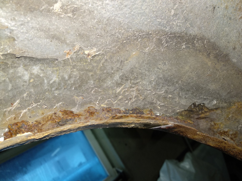 Seitenteil reparieren - kompletten Radlauf innen und außen instandsetzen und lackieren