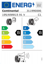 195/65 R15 91 V Continental Ecocontact 6 (B,B,91dB)
